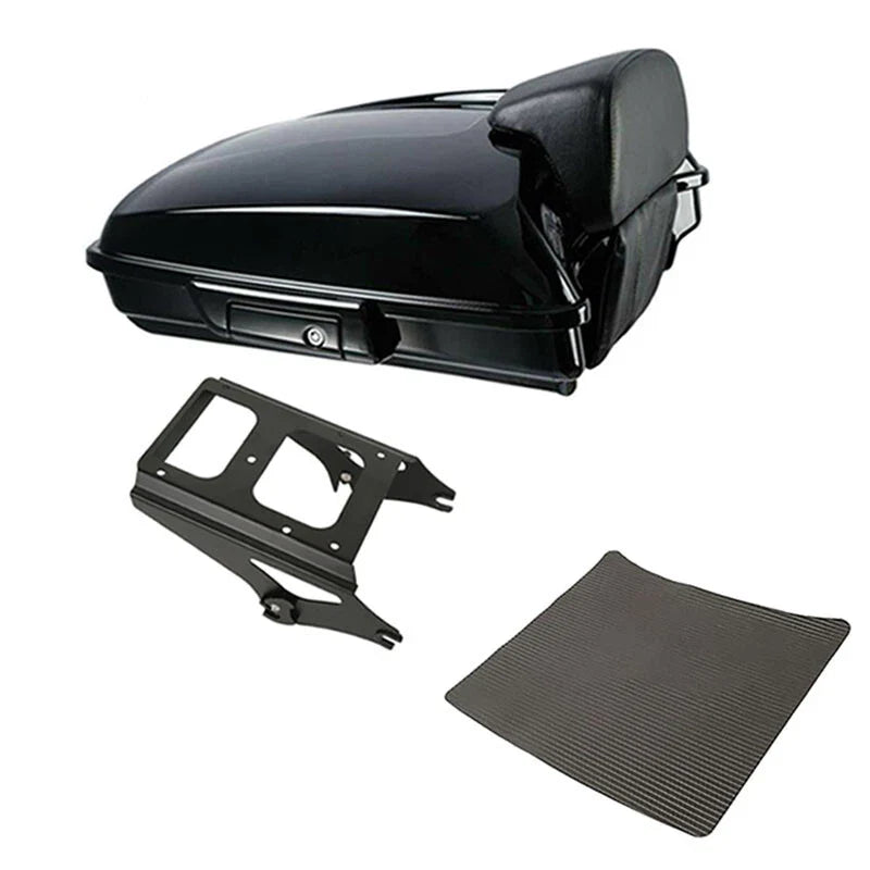 Razor Trunk Backrest Mount Rack Fit For Harley Touring 2009-2013 Black