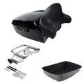 King Trunk Luggage Backrest Solo Mount Rack Fit For Harley Electra Glide 97-2008