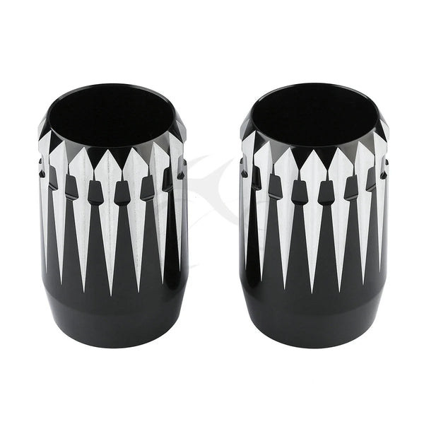 Upper Fork Slider Covers Fit For Harley Touring Street Road Glide 1984-2013