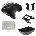 King Trunk Backrest Light Speakers Mount Rack Plate Fit For Harley Touring 14-26
