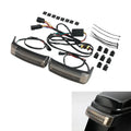 Fit For Harley Touring 2014-2023 LED Saddlebag Run Brake Tail Lights Smoke Lens