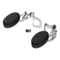 Chrome Passenger Armrests Adjustable Fit For Harley Road Electra Glide 2014-2025