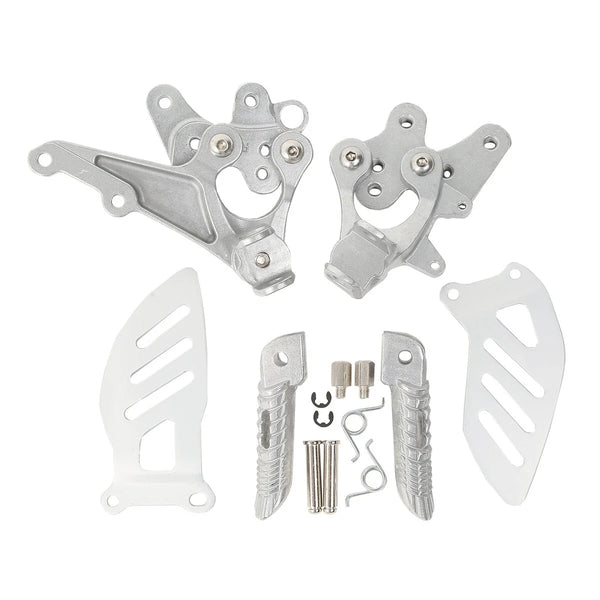 Front Rider Footpegs Footrests Bracket Fit For Suzuki GSXR600 GSXR750 2011-2025