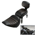 Driver & Passenger Seat Backrest Pad Fit For Indian Scout Bobber Sixty 2018-2023
