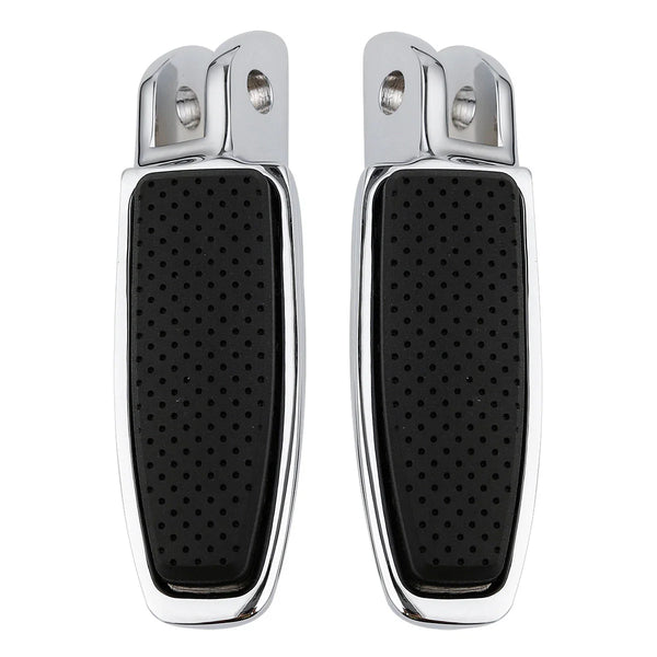 Chrome Driver Foot Pegs Footrests Fit For Harley Fat Bob Fxfb Fxfbs 2018-2025