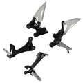 Driver & Passenger Footrests Footpegs Bracket Fit For Kawasaki Ninja 400 2018-24
