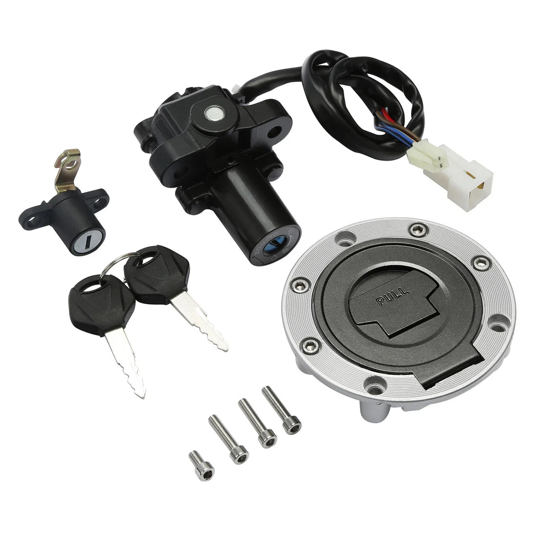 Fuel Gas Ignition Switch Key Seat Lock Fit For Yamaha Yzf R6 03-05 FJR1300 04-10