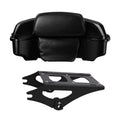 Chopped Trunk Backrest Mount Rack Fit For Harley Touring Road King Glide 14-25
