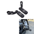 1-1/4" Short Angled Adjustable Highway Foot Peg Mount Fit For Harley Touring