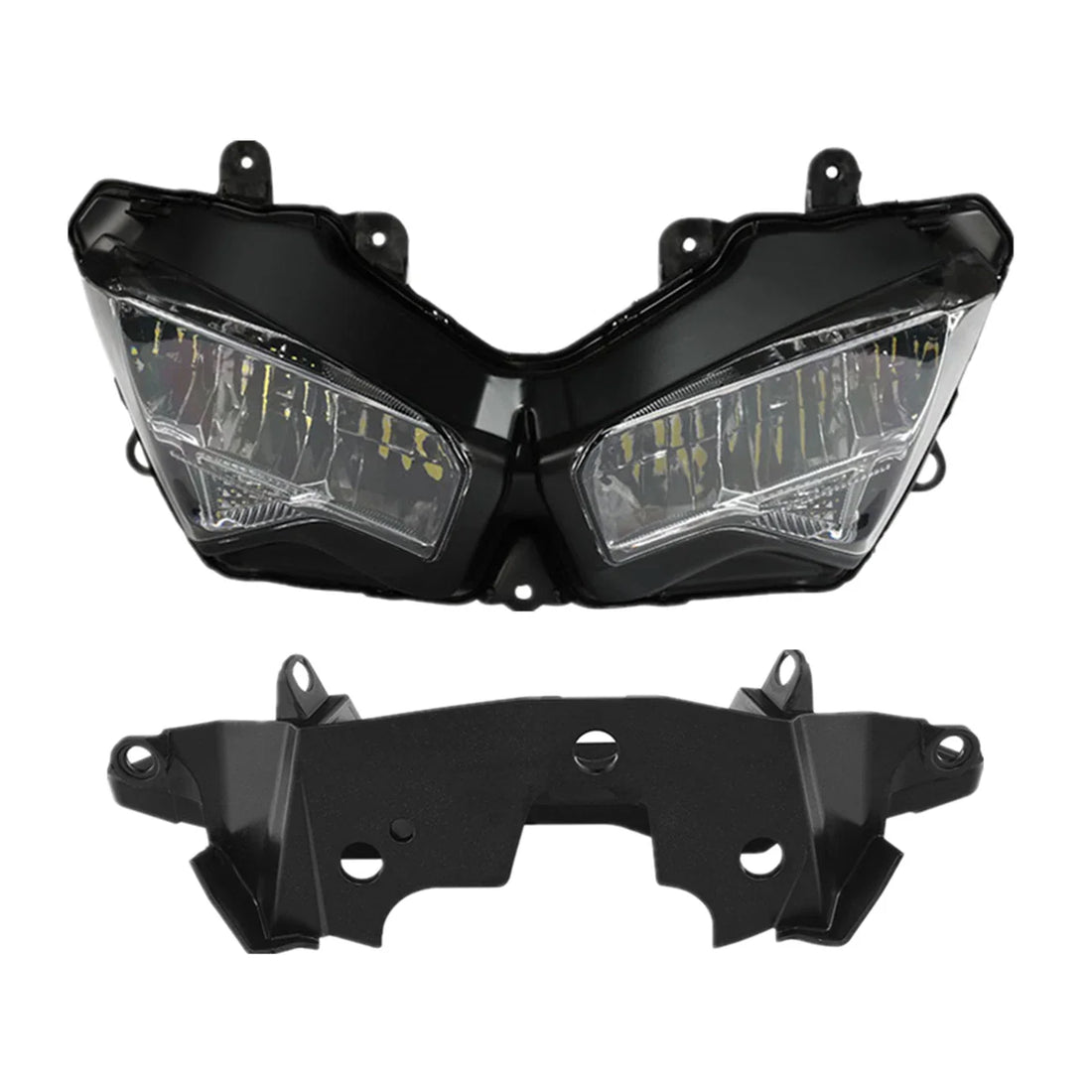 Headlight Assembly & Fairing Bracket Fit For Kawasaki Ninja ZX-6R 2019-2023