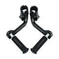 Universal 1 1/4" Highway Footpegs Peg Long Angled Mount Fit For Harley Sportster