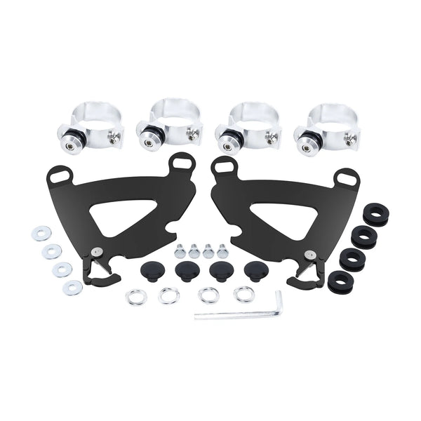 49mm Gauntlet Fairing Trigger Lock Mount Fit For Harley Dyna Street Bob 2007–17