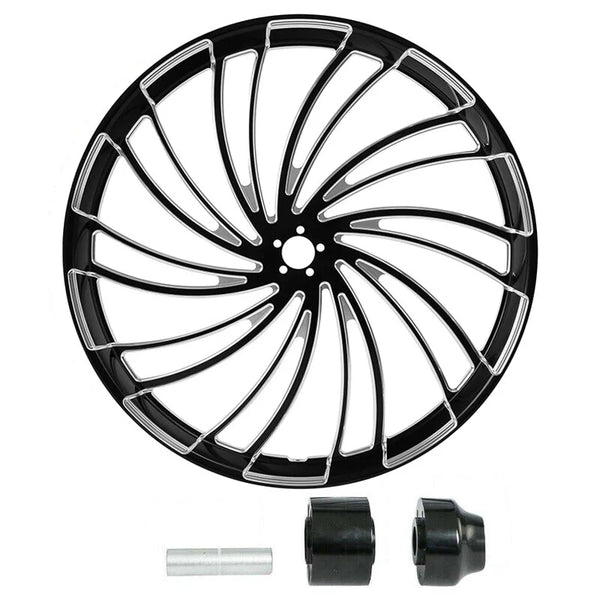 30" Front Wheel Rim Single Disc Hub Fit For Harley Touring Road Glide ABS 97-21