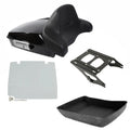 Black Chopped Trunk Two-Up Mount Plate Fit For Harley Touring Road King 14-2026