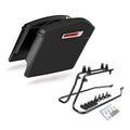 5" Stretched Saddlebags & Conversion Bracket Fit For Harley Softail Fatboy 86-17