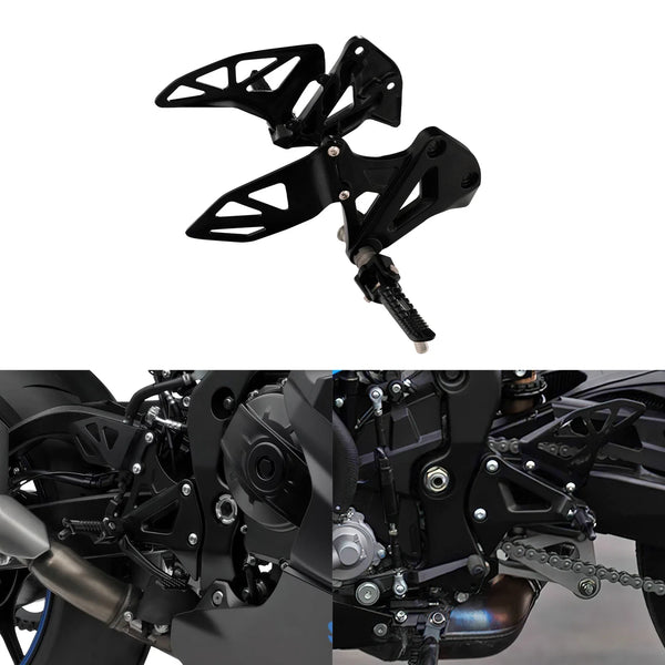 Driver Footpegs Pegs Bracket Fit For Suzuki GSXR1000 Gsxr 1000 2017-2025 2018 US