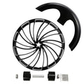 30" Front Wheel Rim Hub Dual Disc Fender Fit For Harley Electra Glide ABS 97-21