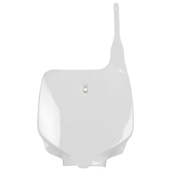 UFO Front Number Plate White For Kawasaki KX85 2001-2013