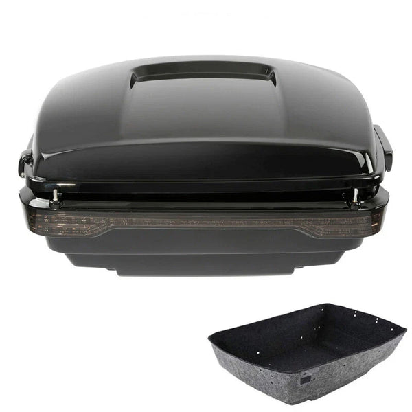 King Trunk LED Tail Light Fit For Harley Touring Cvo Street Road Glide 2014-2026