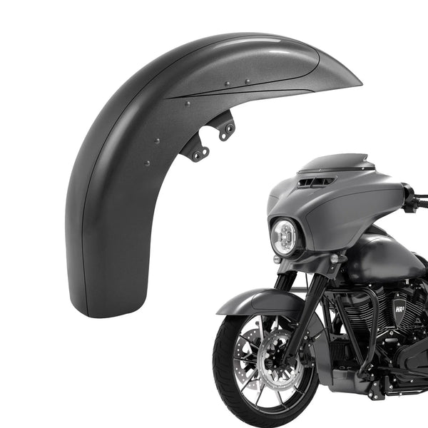 Fit For Harley Touring Street Glide Flhx 2014-2023 Front Fender - Charcoal Pearl