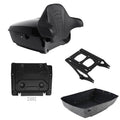 King Trunk Backrest Pad Mount Rack Plate Fit For Harley Electra Glide 2014-2026
