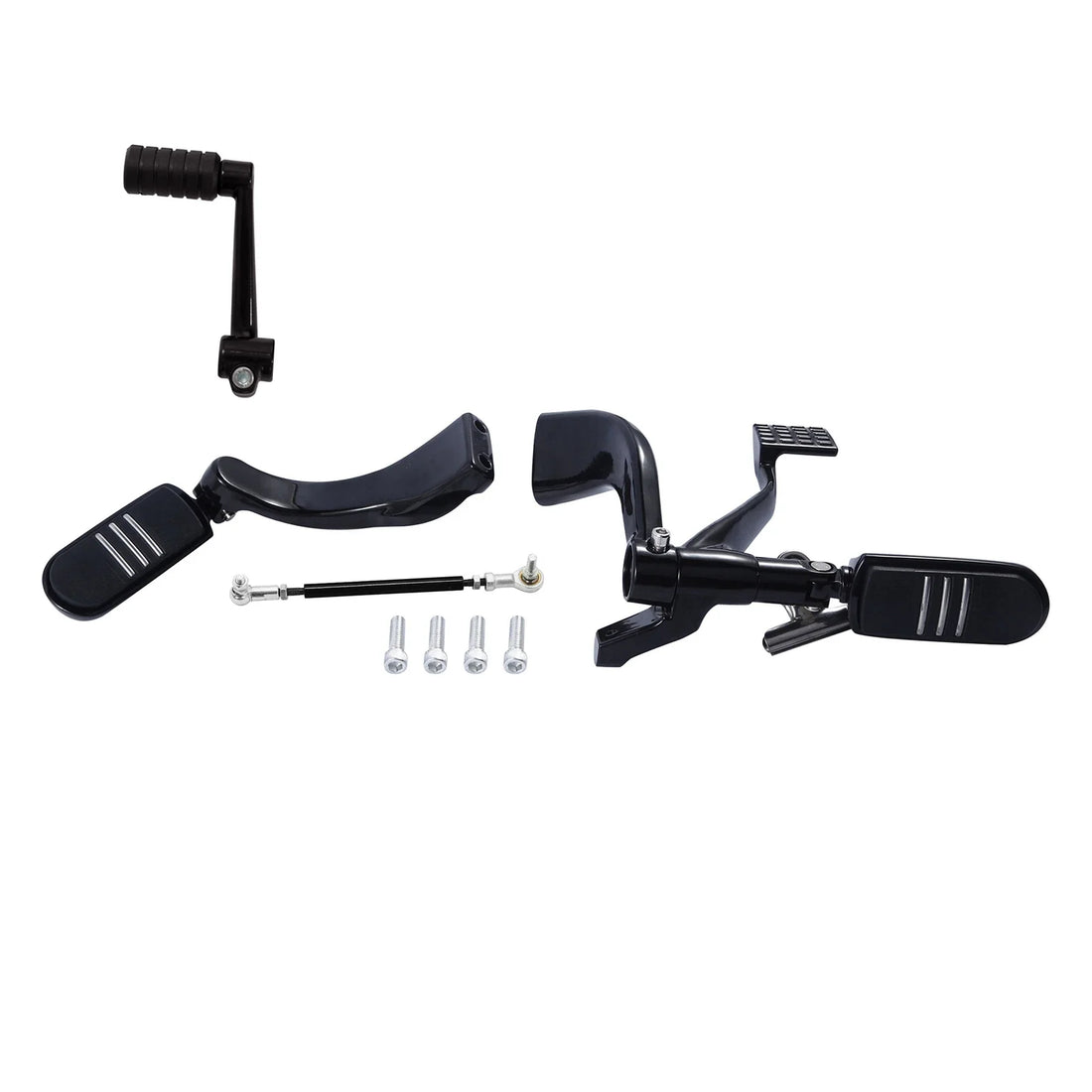 Mid Control Shifter Lever Pegs Kit Fit For Harley Sportster XL883 1200 2004-2013