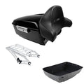 King Trunk Backrest Mount Rack Fits For Harley Touring Road Street Glide 2014-26