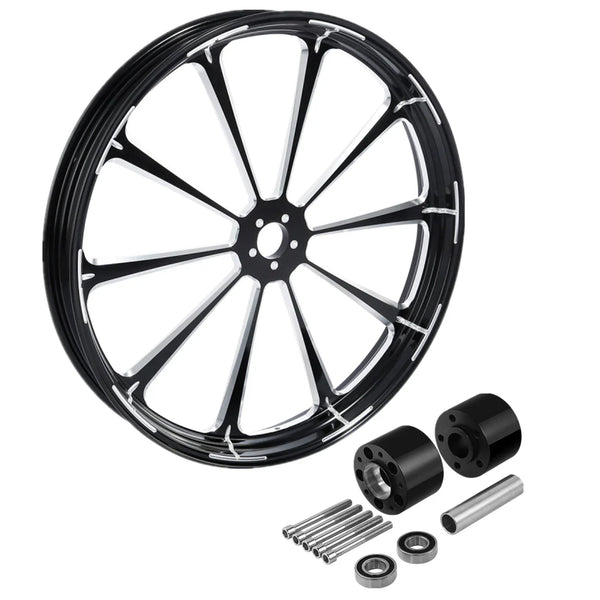 32"x3.5" Front Wheel Rim Hub Dual Disc Fit For Harley Touring Street Glide 97-21