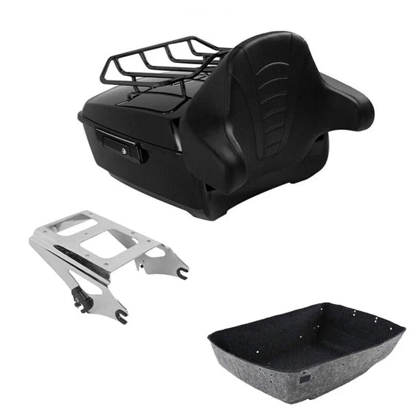King Trunk Pad Mount Rack Fit For Harley Touring Glide 2009-2013