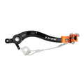 Tusk Aluminum Brake Pedal Orange Tip For Husqvarna TE 150 (Fuel Inject.) 2023-25