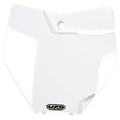 UFO Front Number Plate White For KTM 250 XC 2017-2018
