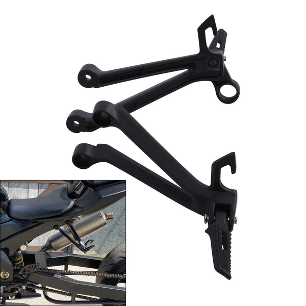 Rear Passenger Footpegs Pegs Footrest Bracket Fit For Suzuki GSXR1000 2005 2006
