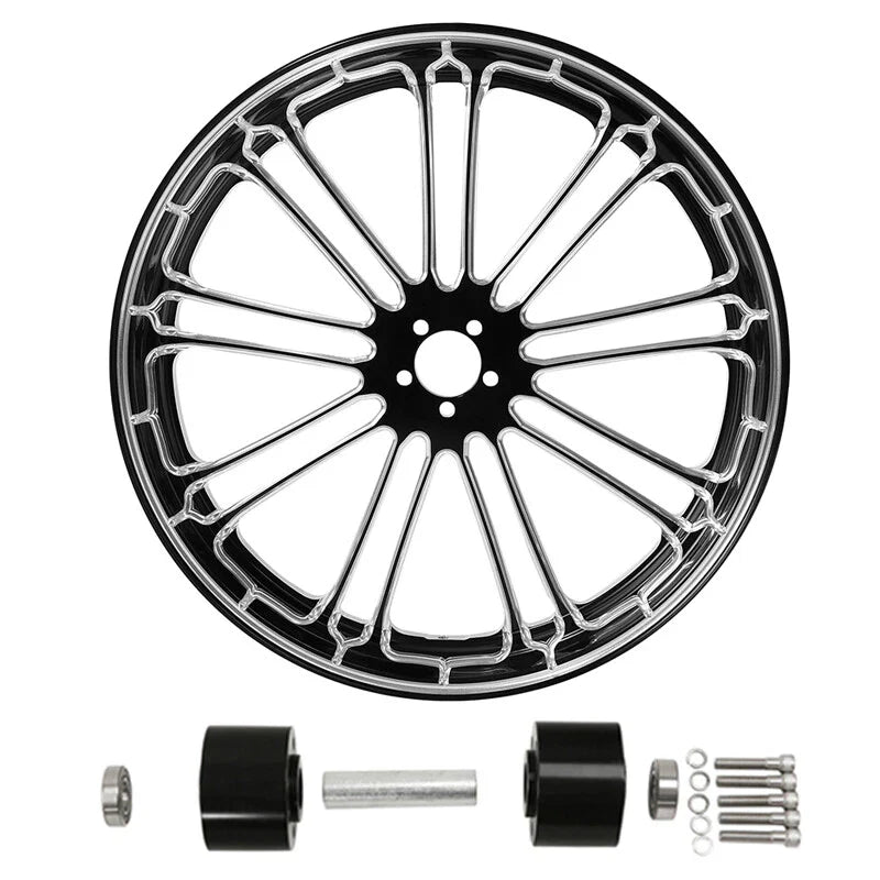 21" x3.5" Front Wheel Rim Dual Disc Hub Fit For Harley Road Glide ABS 1997-2021