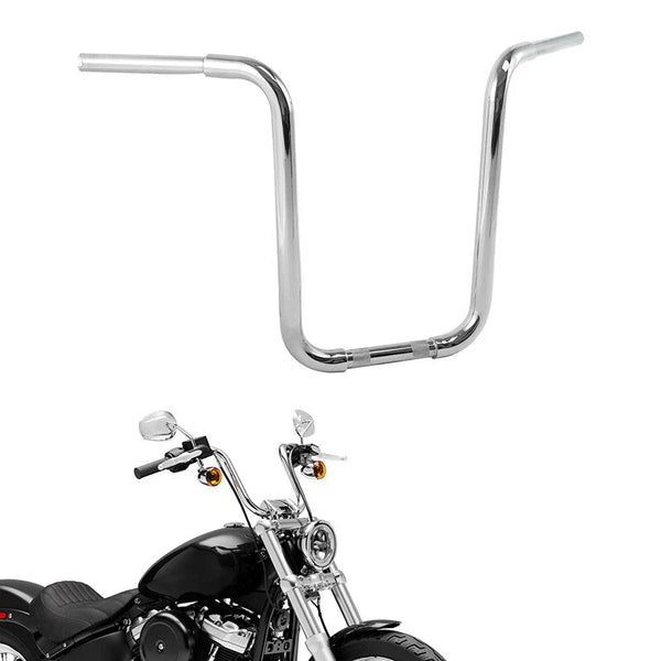 Handlebar Ape Hanger Fit For Harley Sportster XL Flst 1.25" Fat Chrome 16"
