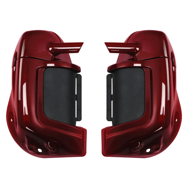 Lower Vented Leg Fairings Red Fit For Harley Touring Road Glide King 1983-2013