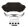 9.5'' Windshield Windscreen & Chrome Trims Fit For Harley Road Glide Fltr 04-13