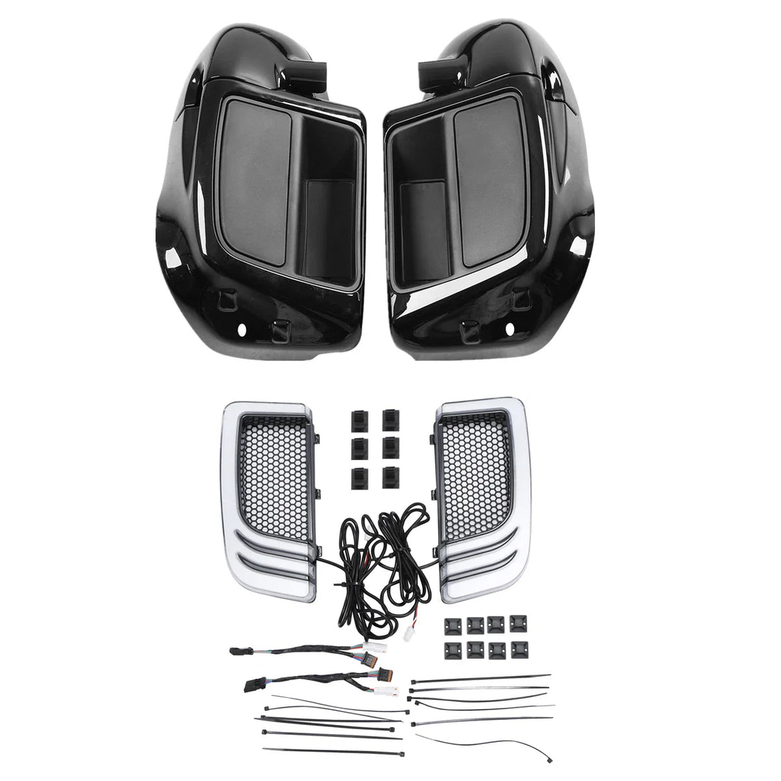 Lower Vented Fairings W/ Turn Signals Fit For Harley Touring Road Glide 14-23