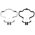 Mustache Engine Guard Crash Bar 1 1/4'' Footpegs Fit For Harley Softail 2000-17