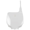UFO Front Number Plate White For Kawasaki KX100 1998-2009,2011-2013