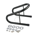 6.5" Black Motorcycle Tire Wheel Removable Wheel Chock + Quick Release Hardwares