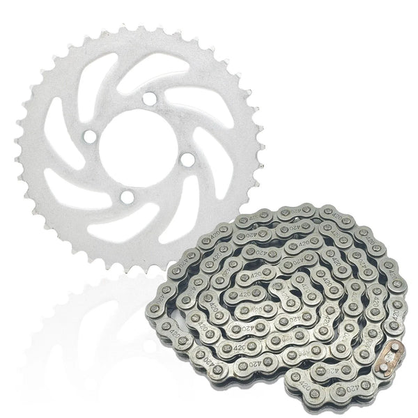 420 Chain 41T Rear Sprocket Kit Pit Bike 110cc 125cc Apollo Coolster Roketa