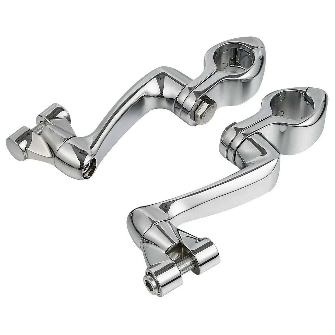 1 1/4" 360 Adjustable Engine Guard Highway Foot Peg Mount Fit For Harley Touring