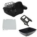 King Trunk Backrest Mount Rack Plate Fit For Harley Touring 09-13
