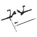 Forward Control Pegs Levers Linkage Fit For Harley Sportster883 1200 04-13 Black