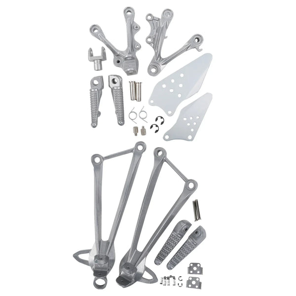 Driver Passenger Foot Pegs Bracket Fit For Kawasaki Ninja ZX6R 09-18 ZX636 13-18