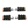 Driver & Passenger Foot Pegs Footrest Fit For Harley Softail Low Rider 2018-2025