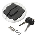 Fuel Gas Tank Cap Cover Keys Fit For Kawasaki Ninja 400 2018-23 ZX-10R 2021-2023