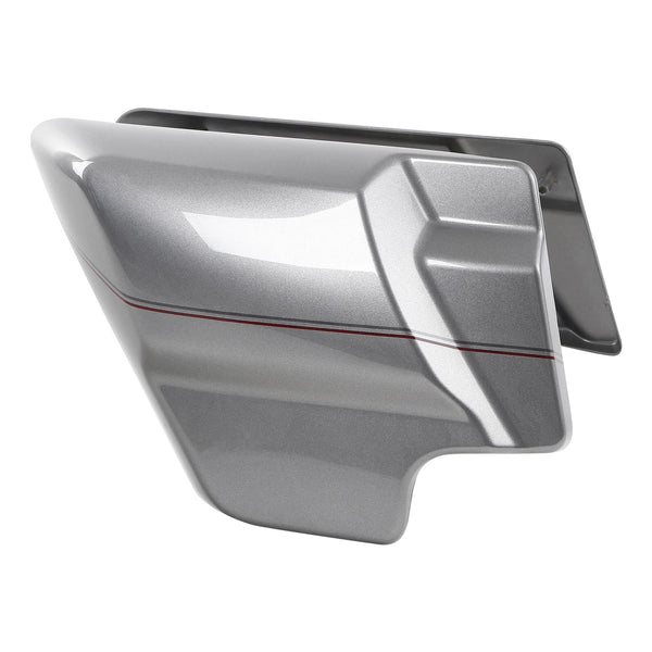 Battery Side Cover Panel Fit For Harley Touring Road King 2009-23 Billet Silver