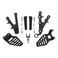 Front Rider Driver Footpegs Footrest Bracket Fit For Yamaha Yzf R6 YZFR6 2006-16