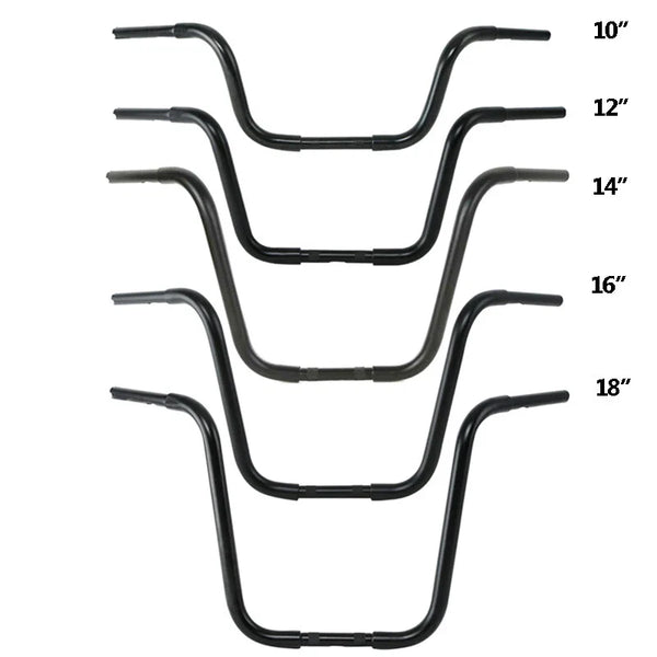 10''/12''/14''/16''/18'' Rise Ape Hanger Handlebar Bars Fit For Harley Flst Fxst
